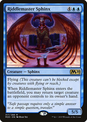 Riddlemaster Sphinx (317) [Core Set 2020]