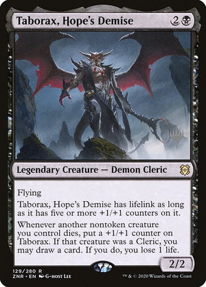 Taborax, Hope's Demise (129p) [Zendikar Rising Promos]