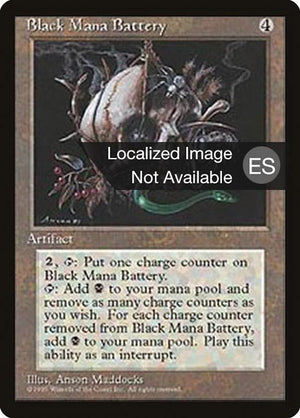 Black Mana Battery (298) [Fourth Edition Foreign Black Border]