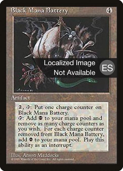 Black Mana Battery (298) [Fourth Edition Foreign Black Border]