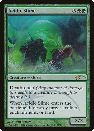 Acidic Slime (6) [Friday Night Magic 2012]