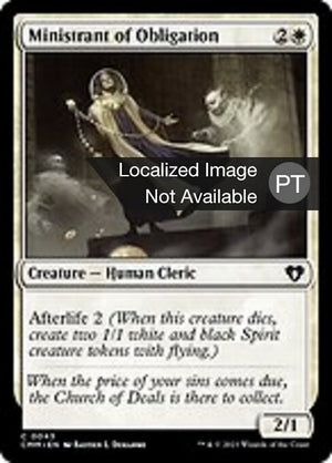Ministrant of Obligation (43) [Commander Masters]