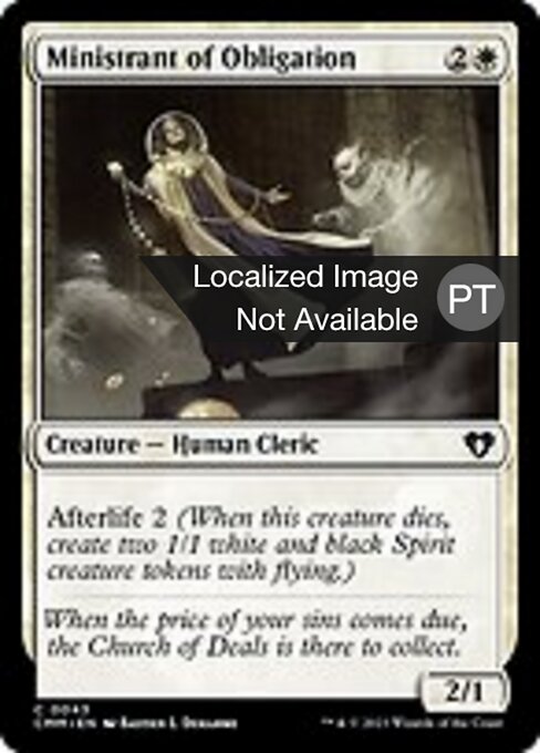 Ministrant of Obligation (43) [Commander Masters]
