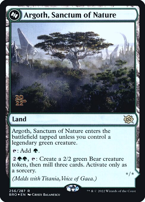 Argoth, Sanctum of Nature (256as) [The Brothers' War Promos]