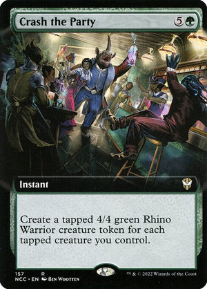Crash the Party (157) [New Capenna Commander] [Extended Art]