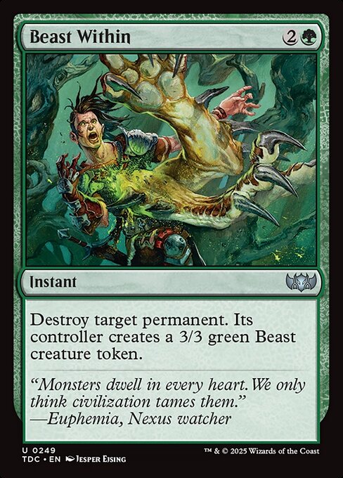 Beast Within (249) [Tarkir: Dragonstorm Commander]