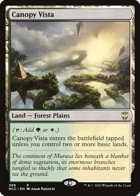 Canopy Vista (389) [New Capenna Commander]