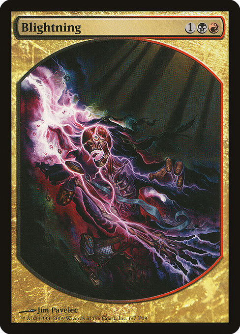 Blightning (6) [Magic Player Rewards 2009]