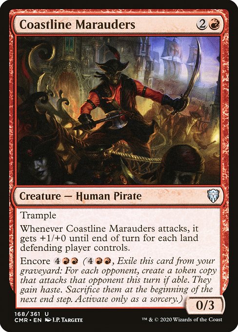 Coastline Marauders (168) [Commander Legends]