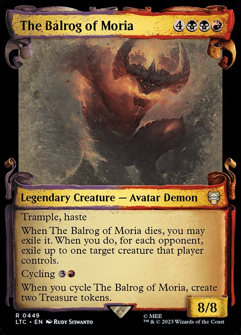 The Balrog of Moria (449) [Tales of Middle-earth Commander] [Showcase]