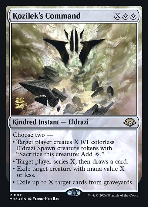 Kozilek's Command (11s) [Modern Horizons 3 Promos]