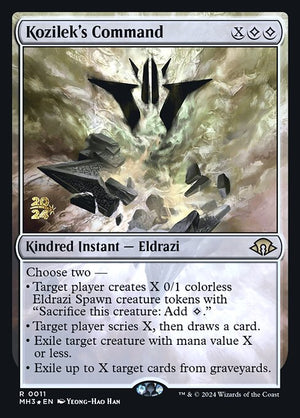 Kozilek's Command (11s) [Modern Horizons 3 Promos]