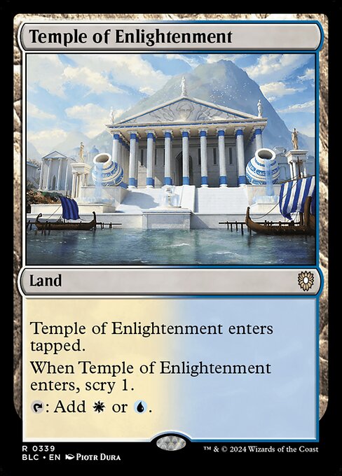 Temple of Enlightenment (339) [Bloomburrow Commander]