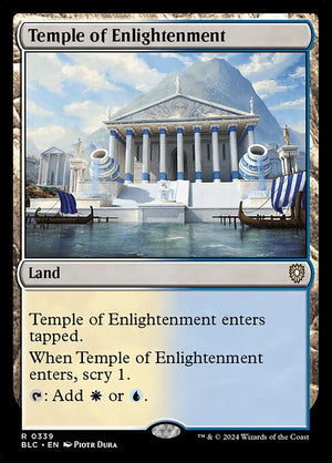 Temple of Enlightenment (339) [Bloomburrow Commander]