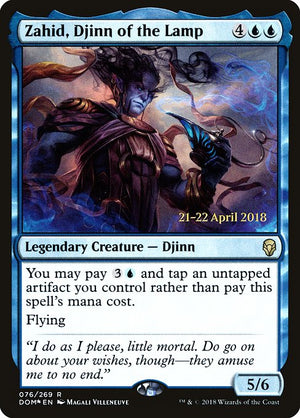 Zahid, Djinn of the Lamp (76s) [Dominaria Promos]