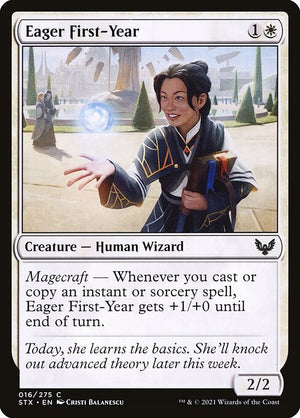 Eager First-Year (16) [Strixhaven: School of Mages]