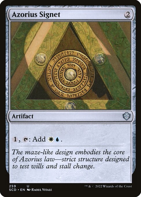Azorius Signet (259) [Starter Commander Decks]