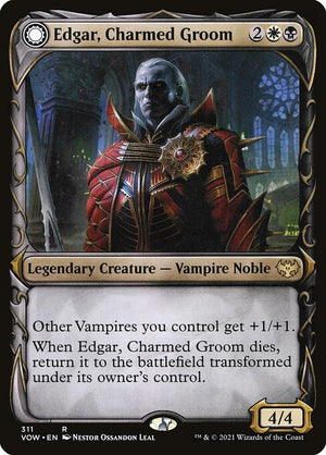 Edgar, Charmed Groom // Edgar Markov's Coffin (311) [Innistrad: Crimson Vow] [Showcase]