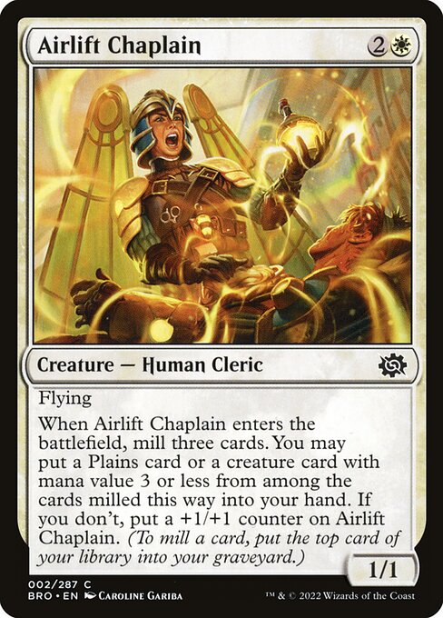 Airlift Chaplain (2) [The Brothers' War]