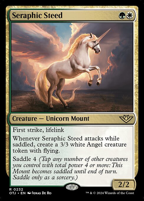 Seraphic Steed (232) [Outlaws of Thunder Junction]