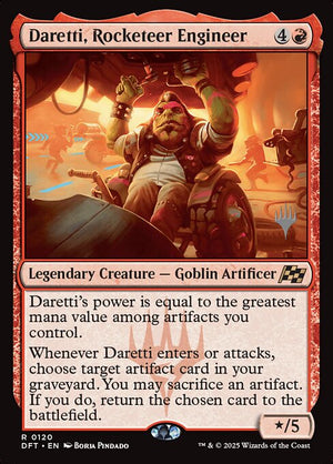 Daretti, Rocketeer Engineer (120p) [Aetherdrift Promos]