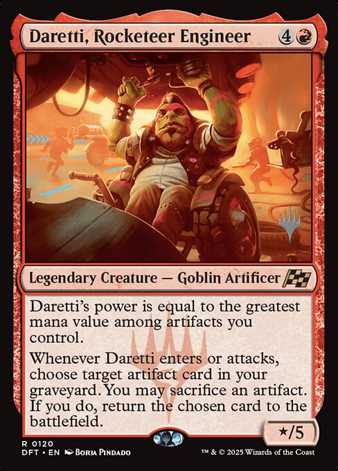 Daretti, Rocketeer Engineer (120p) [Aetherdrift Promos]