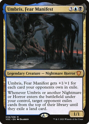 Umbris, Fear Manifest (38) [Crimson Vow Commander]