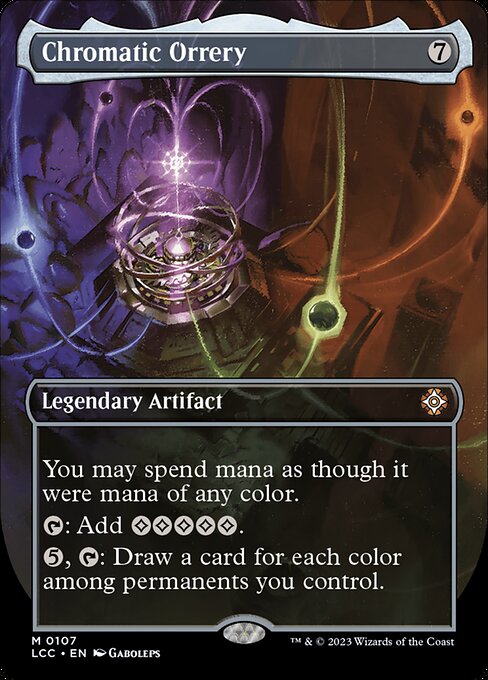 Chromatic Orrery (107) [The Lost Caverns of Ixalan Commander] [Borderless]
