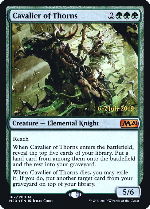 Cavalier of Thorns (167s) [Core Set 2020 Promos]
