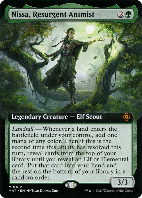 Nissa, Resurgent Animist (162) [March of the Machine: The Aftermath] [Extended Art]
