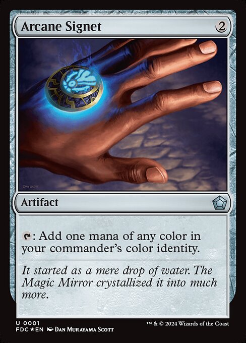 Arcane Signet (1) [Foundations Commander]