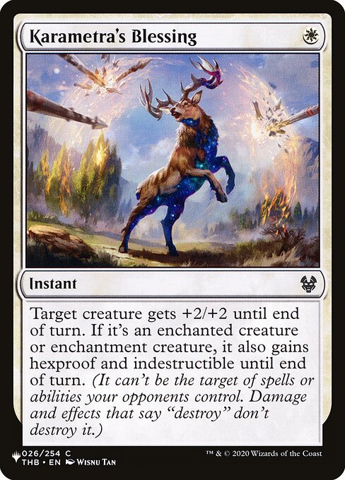Karametra's Blessing (THB-26) [The List]