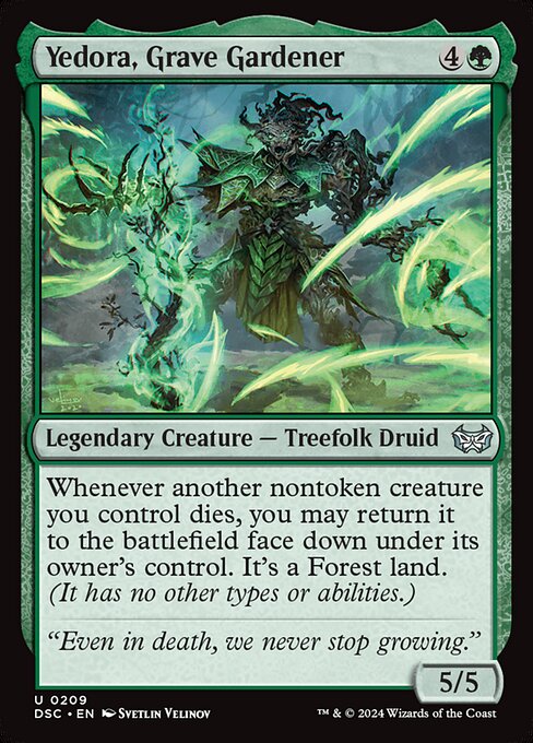 Yedora, Grave Gardener (209) [Duskmourn: House of Horror Commander]