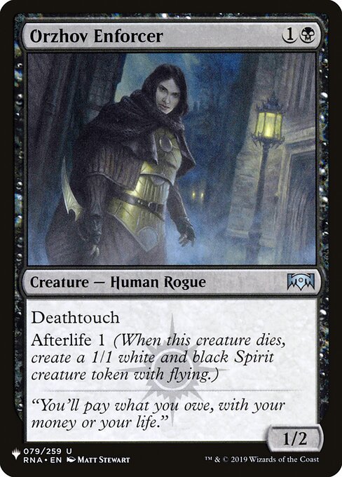 Orzhov Enforcer (RNA-79) [The List]