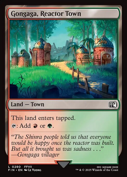 Gongaga, Reactor Town (280) [Final Fantasy]