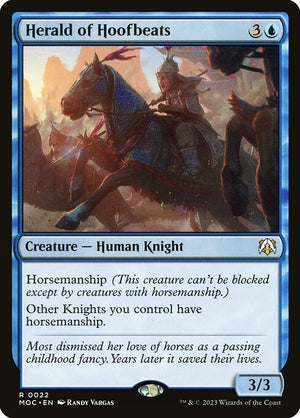 Herald of Hoofbeats (22) [March of the Machine Commander]