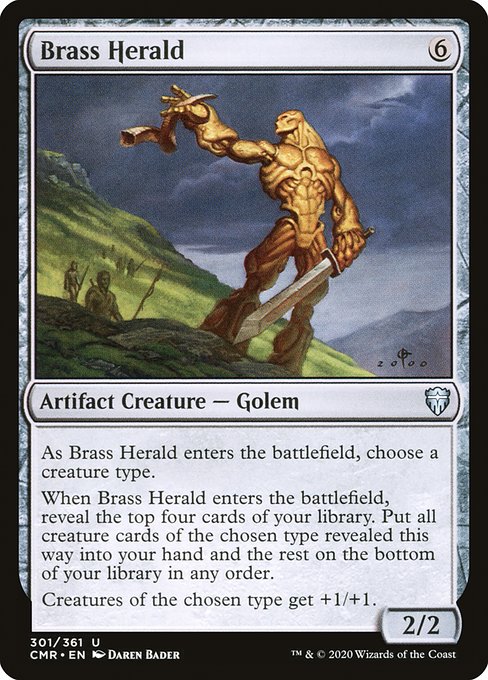 Brass Herald (301) [Commander Legends]
