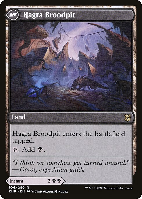 Hagra Mauling // Hagra Broodpit (106) [Zendikar Rising] Reverse