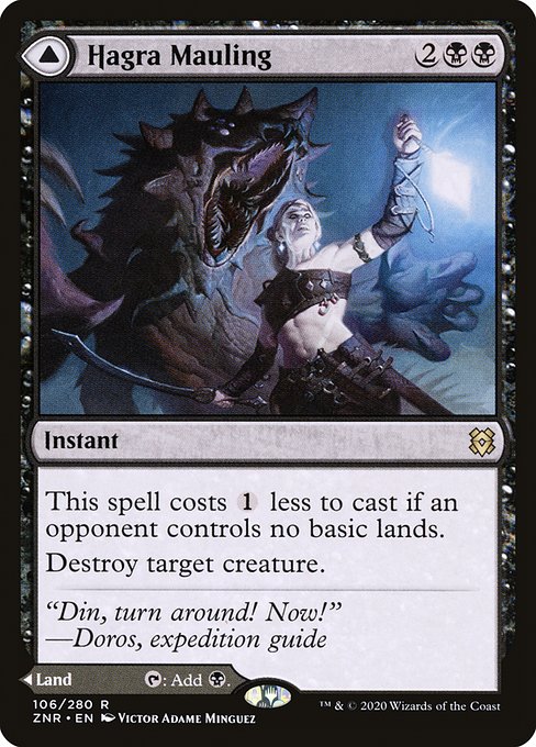Hagra Mauling // Hagra Broodpit (106) [Zendikar Rising]