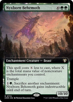 Nyxborn Behemoth (772) [Commander Masters] [Extended Art]