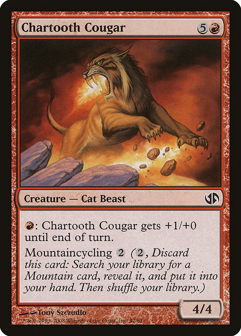 Chartooth Cougar (47) [Duel Decks: Jace vs. Chandra]