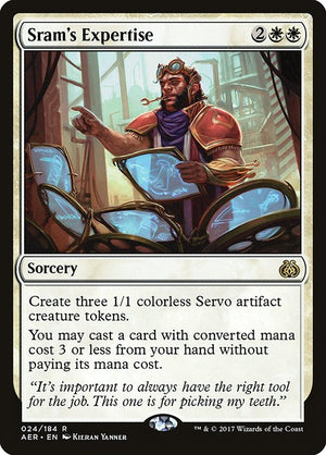 Sram's Expertise (24) [Aether Revolt]