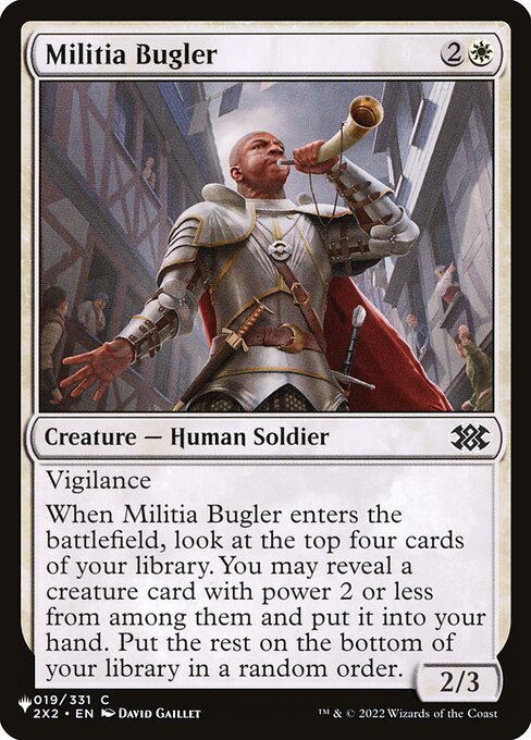 Militia Bugler (2X2-19) [The List]