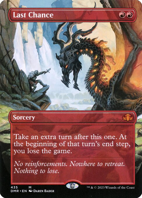 Last Chance (435) [Dominaria Remastered] [Borderless]