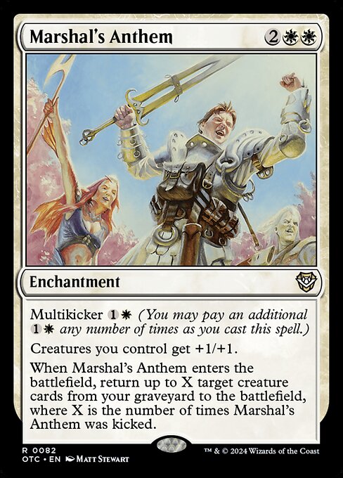Marshal's Anthem (82) [Outlaws of Thunder Junction Commander]