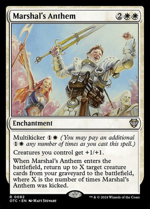 Marshal's Anthem (82) [Outlaws of Thunder Junction Commander]