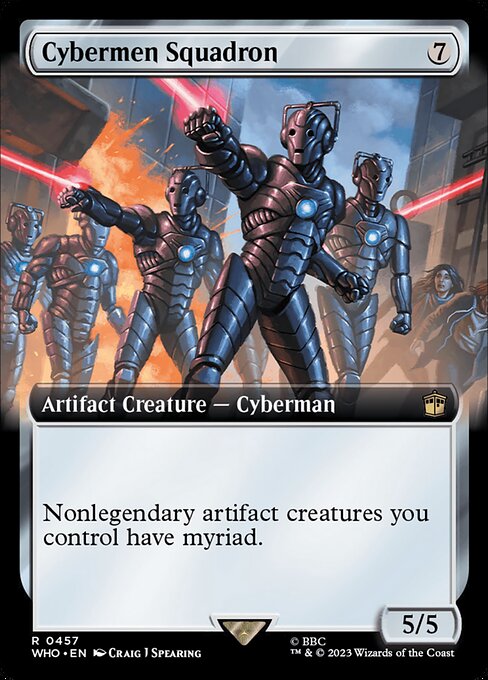 Cybermen Squadron (457) [Doctor Who] [Extended Art]
