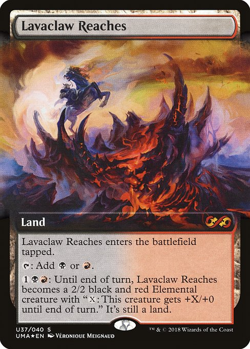 Lavaclaw Reaches (U37) [Ultimate Box Topper] [Extended Art]