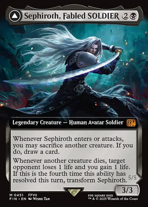 Sephiroth, Fabled SOLDIER // Sephiroth, One-Winged Angel (451) [Final Fantasy]