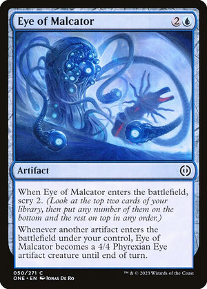 Eye of Malcator (50) [Phyrexia: All Will Be One]